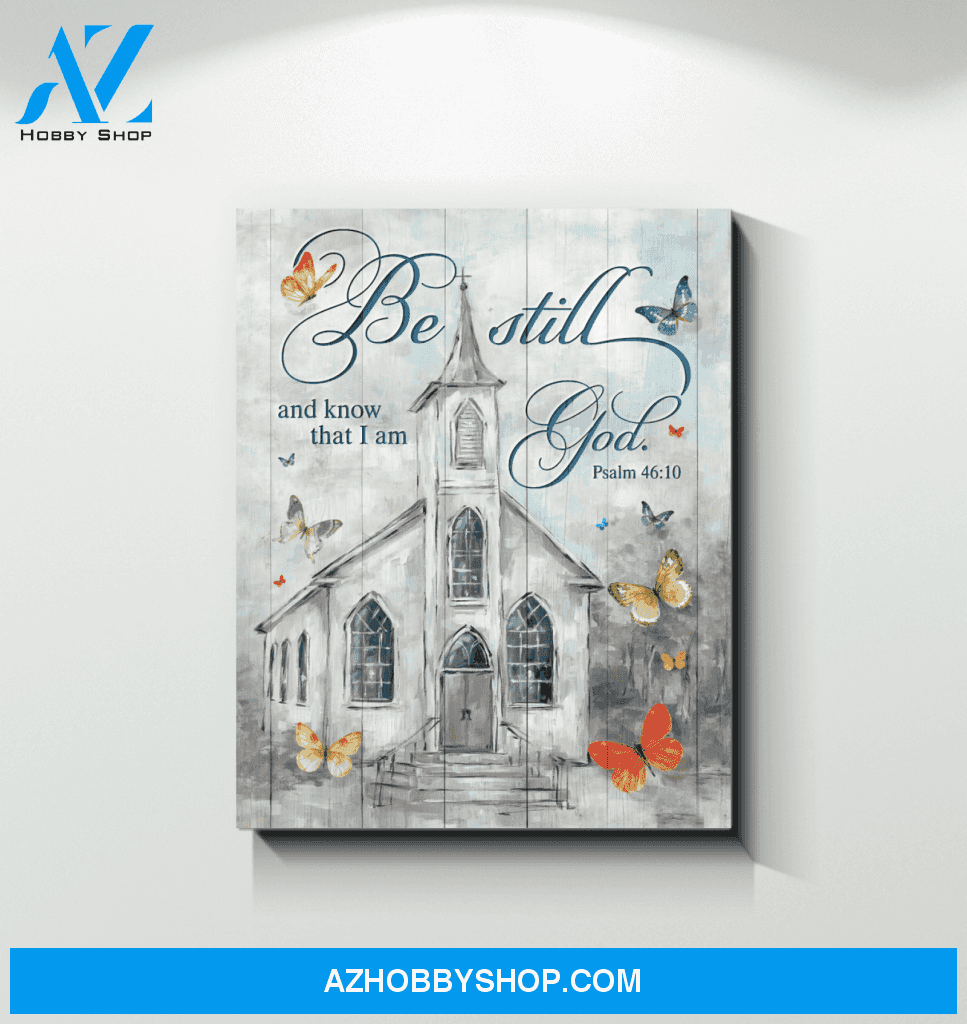 Butterfly Be Still Canvas Wall Art, Wall Decor Visual Art