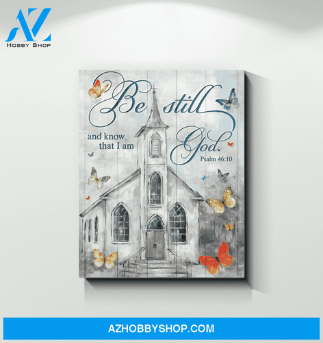 Butterfly Be Still Canvas Wall Art, Wall Decor Visual Art