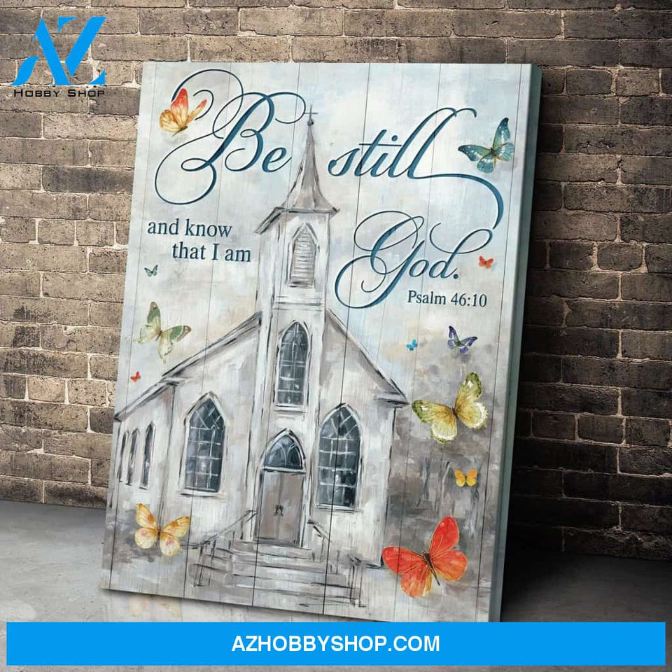 Butterfly Be Still Canvas Wall Art, Wall Decor Visual Art