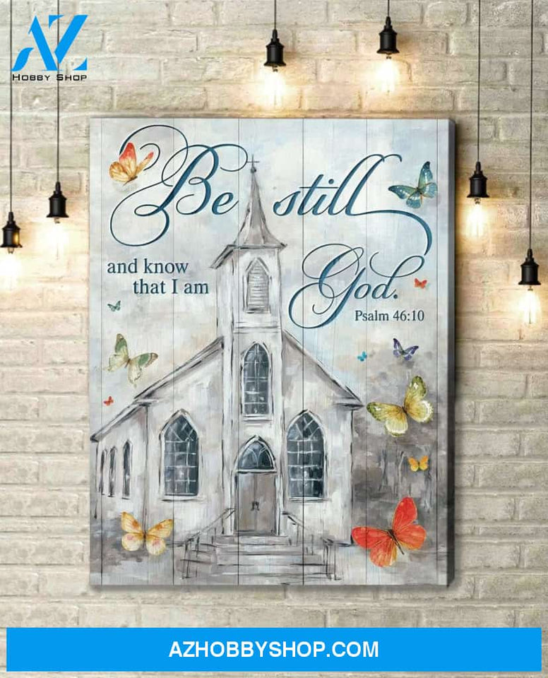 Butterfly Be Still Canvas Wall Art, Wall Decor Visual Art