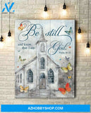 Butterfly Be Still Canvas Wall Art, Wall Decor Visual Art