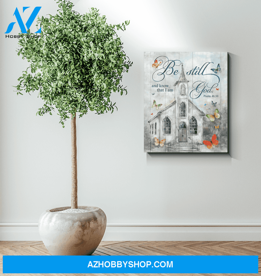 Butterfly Be Still Canvas Wall Art, Wall Decor Visual Art