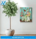 Butterfly Be Still Decor Canvas Wall Art, Wall Decor Visual Art