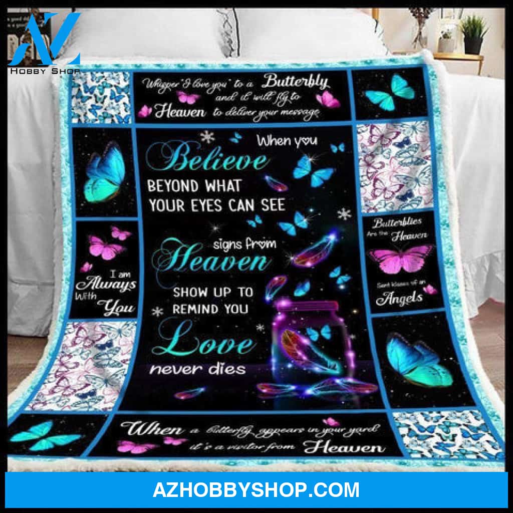 Butterfly Blanket. Butterfly Love Never Dies
