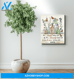 Butterfly Bless Framed Canvas Wall Art Best Friend Gifts