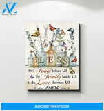 Butterfly Bless Framed Canvas Wall Art Best Friend Gifts