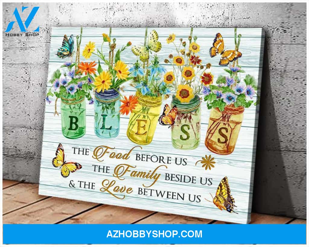 Butterfly Bless Wall Art Canvas Prints Unique Gifts