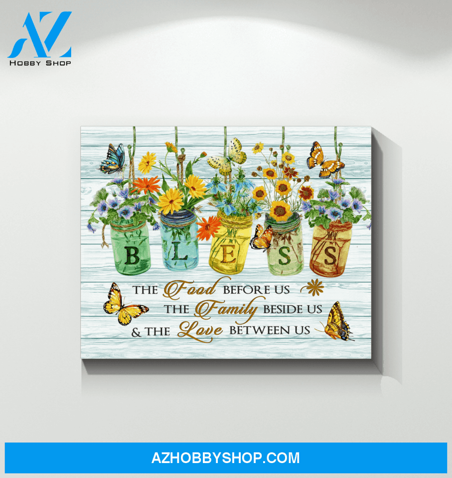 Butterfly Bless Wall Art Canvas Prints Unique Gifts