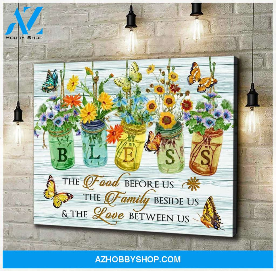 Butterfly Bless Wall Art Canvas Prints Unique Gifts