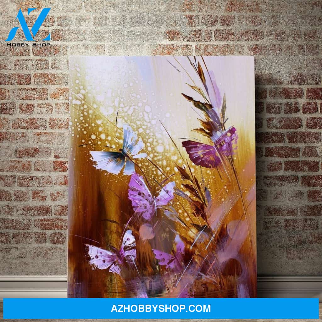 Butterfly Blossom Full Hd Personalized Customized Canvas Art Wall Art Wall Decor