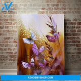 Butterfly Blossom Full Hd Personalized Customized Canvas Art Wall Art Wall Decor