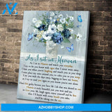 Butterfly Canvas As I Sit In Heaven Wall Art Decor