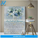 Butterfly Canvas As I Sit In Heaven Wall Art Decor