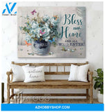 Butterfly - Canvas - Bless Our Home And All Who Enter
