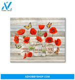 Butterfly Canvas Cherish Yesterday Dream Tomorrow Live Today Gift For People