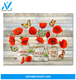 Butterfly Canvas Cherish Yesterday Dream Tomorrow Live Today Gift For People