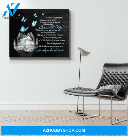 Butterfly Canvas Come With Me Gift For Family