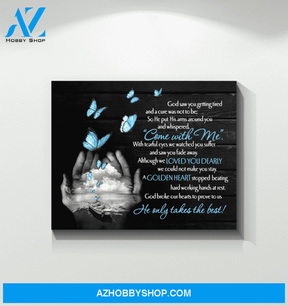 Butterfly Canvas Come With Me Gift For Family