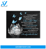 Butterfly Canvas Come With Me Gift For Family