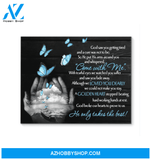 Butterfly Canvas Come With Me Gift For Family