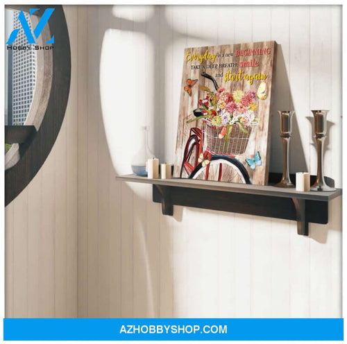 Ohcanvas Butterfly Canvas Everyday is a new beginning Wall Art Decor