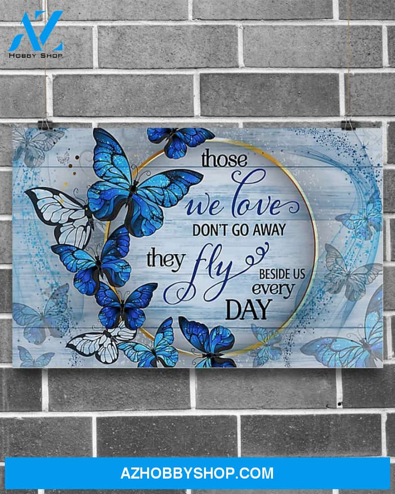 Butterfly Canvas Gift, Wall Decor Visual Art