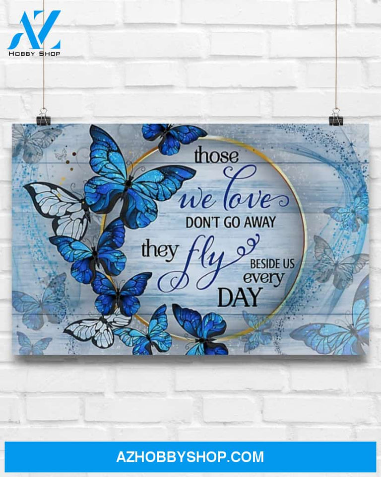 Butterfly Canvas Gift, Wall Decor Visual Art