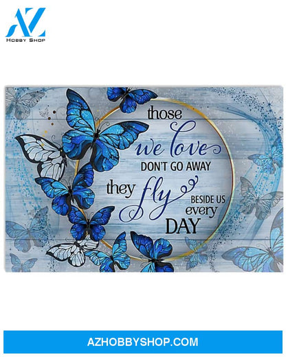 Butterfly Canvas Gift, Wall Decor Visual Art