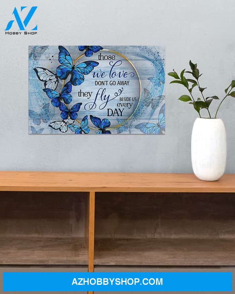 Butterfly Canvas Gift, Wall Decor Visual Art