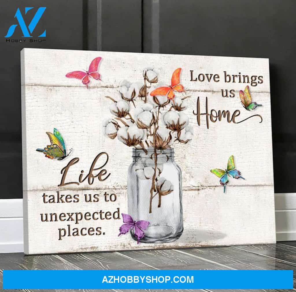 Butterfly Canvas - Hanging Art For Living Room