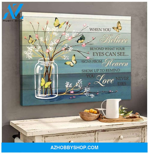 Butterfly Canvas - Hanging Art For Living Room