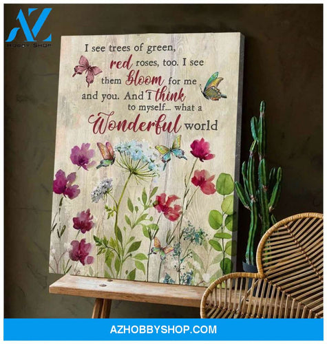 Butterfly Canvas - Hanging Art For Living Room