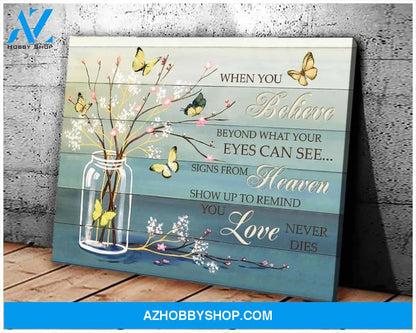 Butterfly Canvas - Hanging Art For Living Room