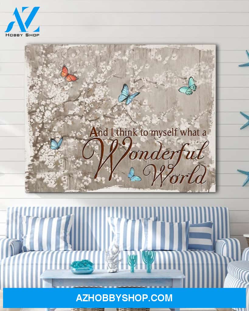 Butterfly Canvas - Hanging Art For Living Room