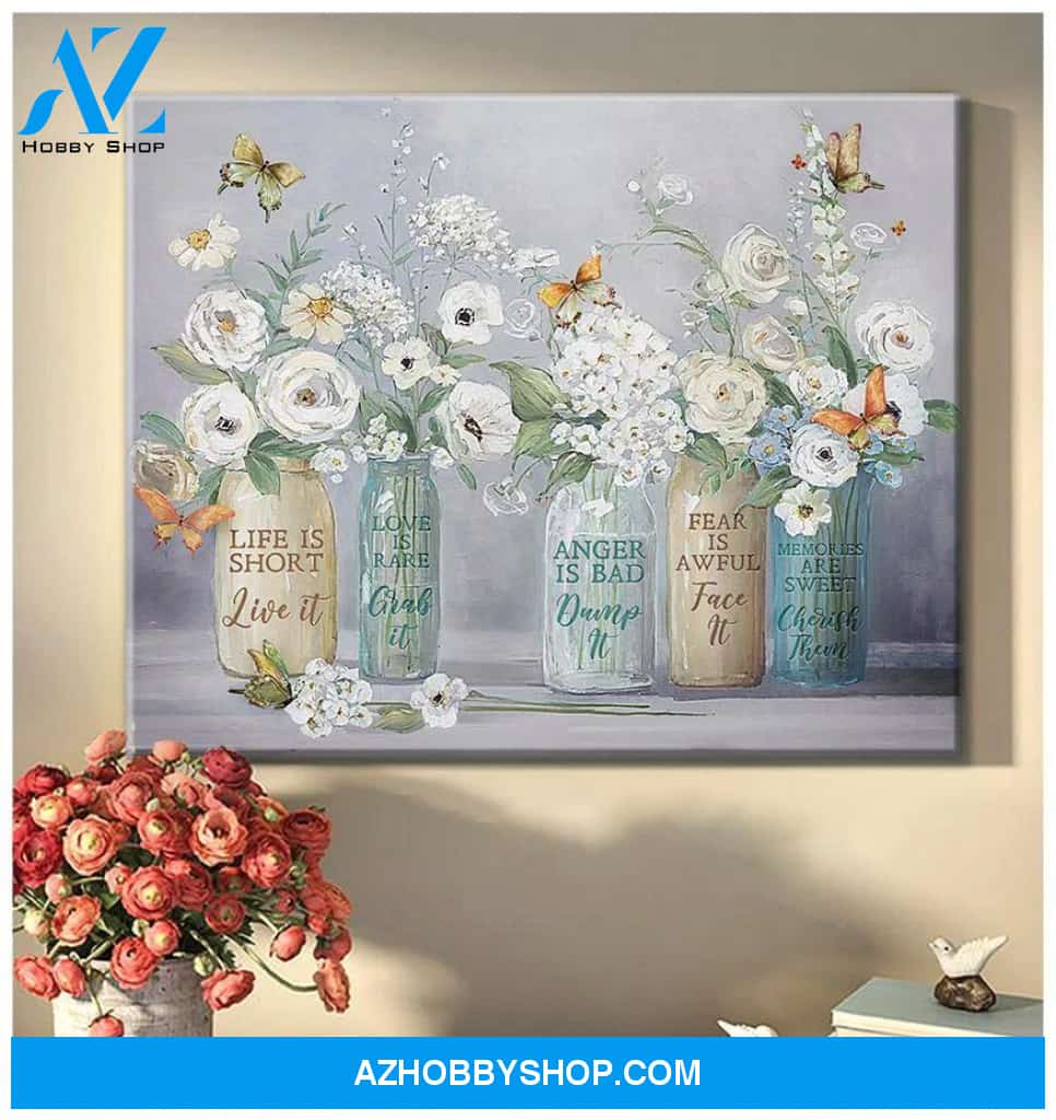 Butterfly Canvas - Hanging Art For Living Room