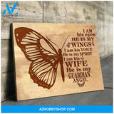 Butterfly Canvas He Is My Guardian Angel Trending Gift For People