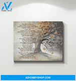 Butterfly Canvas I Hear You When You'Re Laughing