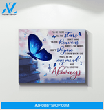 Butterfly Canvas I'Ll Love You Always Giving Mom