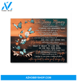 Butterfly Canvas In Loving Memory You Will Never Be Forgetten