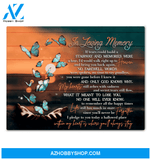 Butterfly Canvas In Loving Memory You Will Never Be Forgetten