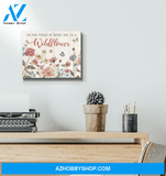 Butterfly Canvas In The Field Of Roese She Is A Wildflower