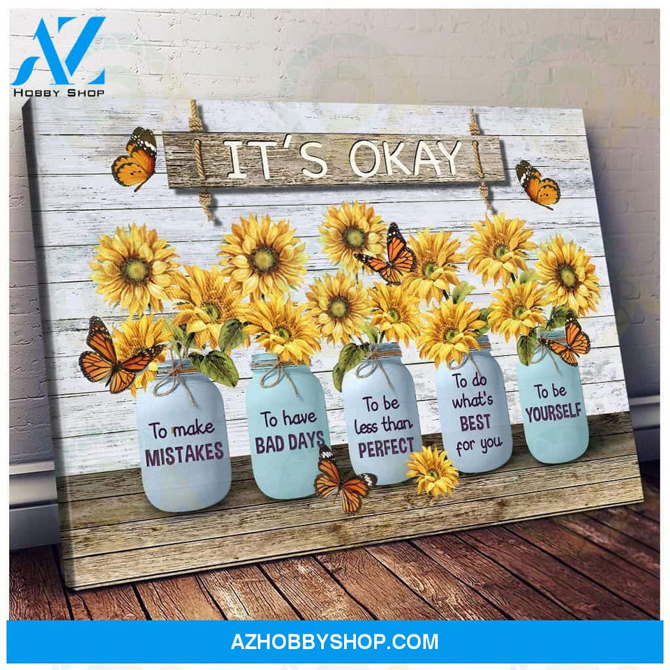 Butterfly - Canvas It'S Okay Id1-P