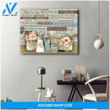 Butterfly Canvas Let it be something good Wall Art Decor, Canvas Wall Art