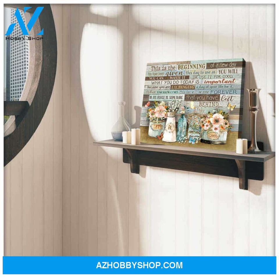 Butterfly Canvas Let it be something good Wall Art Decor, Canvas Wall Art