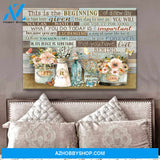 Butterfly Canvas Let it be something good Wall Art Decor, Canvas Wall Art