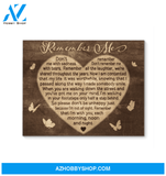Butterfly Canvas Remember Me Gift For Family