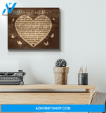 Butterfly Canvas Remember Me Gift For Family