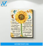 Butterfly Canvas Remember To Be Awesome Giving People