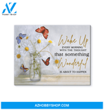 Butterfly Canvas Something Wonderful Is About To Happen