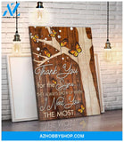 Butterfly Canvas Thank You For The Signs